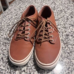 Leather Vans shoes sz 10. EUC